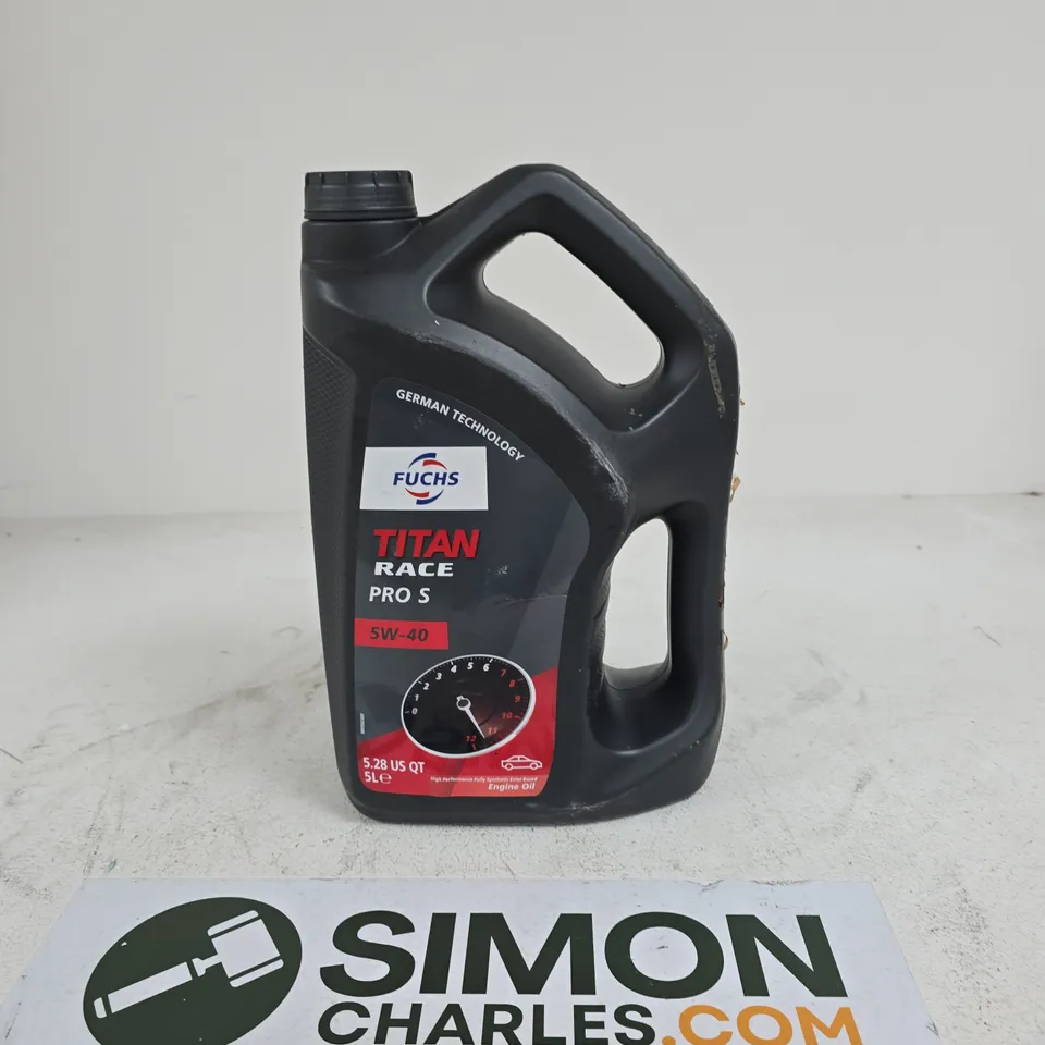 FUCHS TITAN RACE PRO S 5W-40 ENGINE OIL – 5L