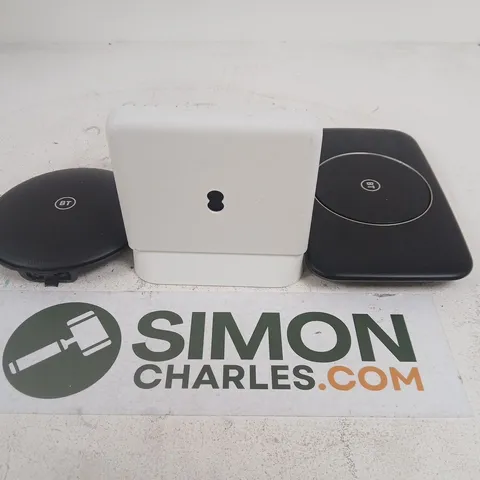 APPROX 5 ASSORTED HOUSEHOLD ITEMS TO INCLUDE BT BOX , EE BOX AND REMOTE CONTROLS