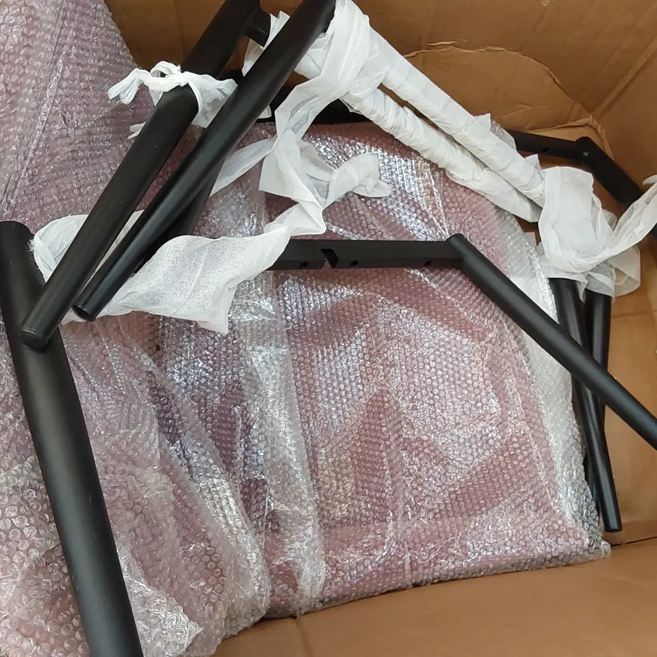 BOXED DESIGNER PINK VELVET CHAIR (1 BOX)