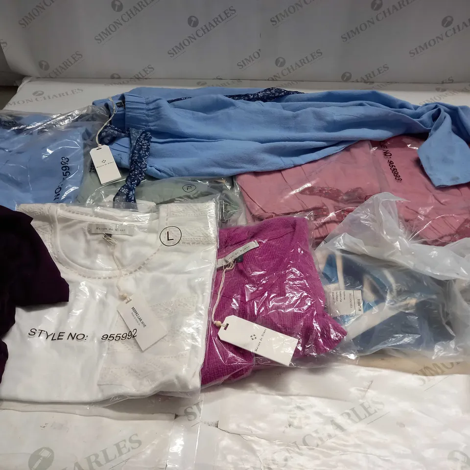 BAG OF APPROX 10 ASSORTED CLOTHING ITEMS TO INCLUDE - MAISON DE NIMES - EMELIA