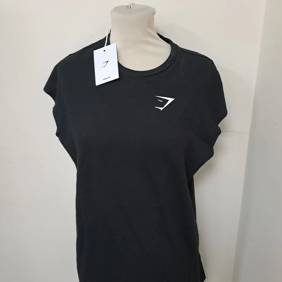 GYMSHARK CAMO WASHED SEAMLESS T-SHIRT SIZE XS