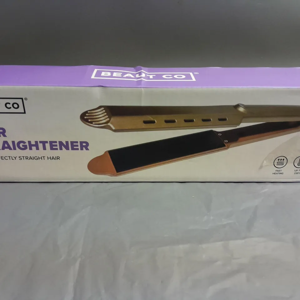 BEAUT CO HAIR STRAIGHTENER GOLD