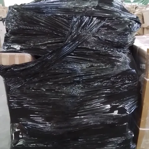 PALLET CONTAINING VARIOUS ASSORTED ITEMS TO INCLUDE YOGA MATS, PARASOL, BASES PET BEDS ETC.