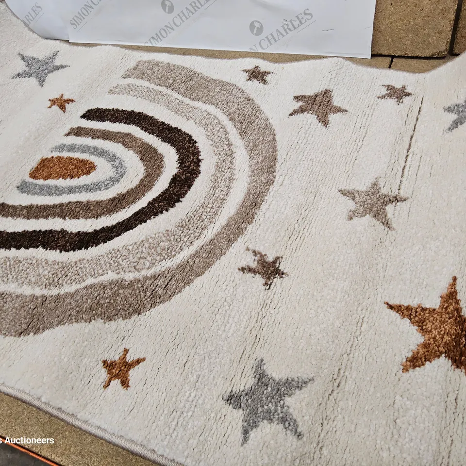 POWER LOOM CREAM RUG 60 × 100