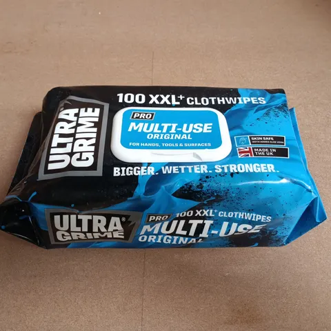 ULTRA GRIME PRO MULTI-USE ORIGINAL CLOTH WIPES – 100 XXL