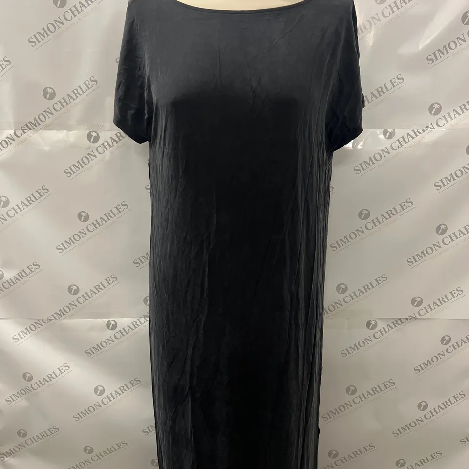 & OTHER STORIES MAXI DRESS IN CHARCOAL SIZE L