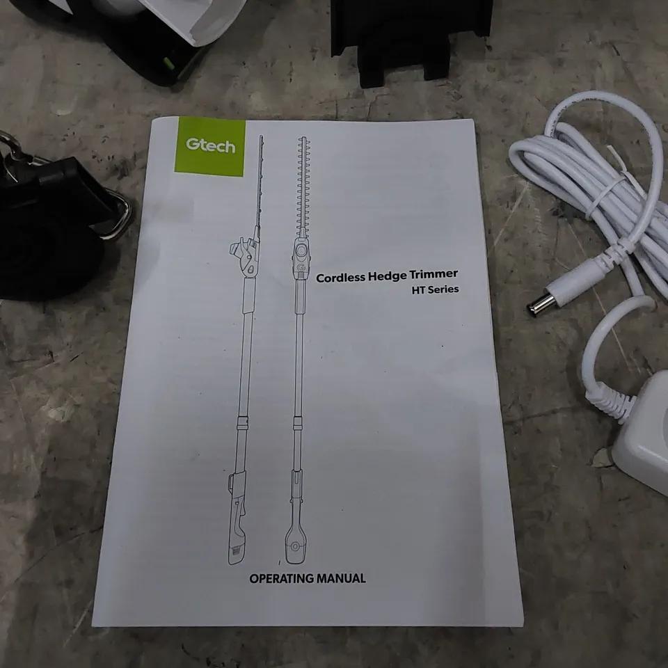 BOXED GTECH CORDLESS HEDGE TRIMMER - MODEL: HT50