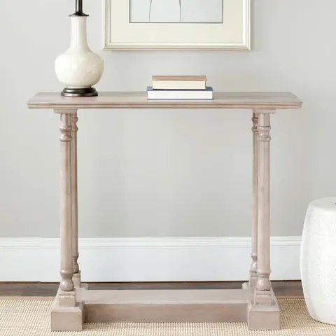 BOXED BECKANHAM 96CM SOLID WOOD CONSOLE TABLE