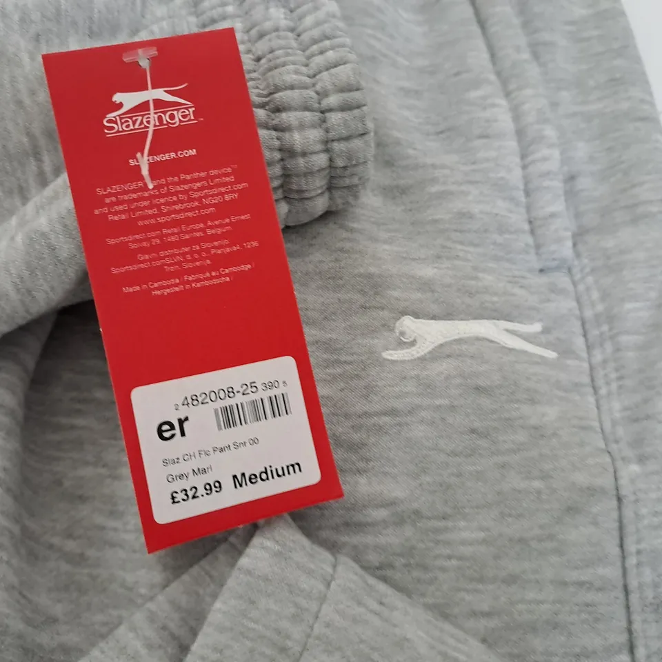 SLAZENGER GREY JOGGERS - UK M