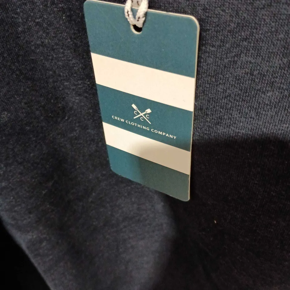CREW CLOTHING COMPANY NAVY SWEATSHIRT – SIZE L