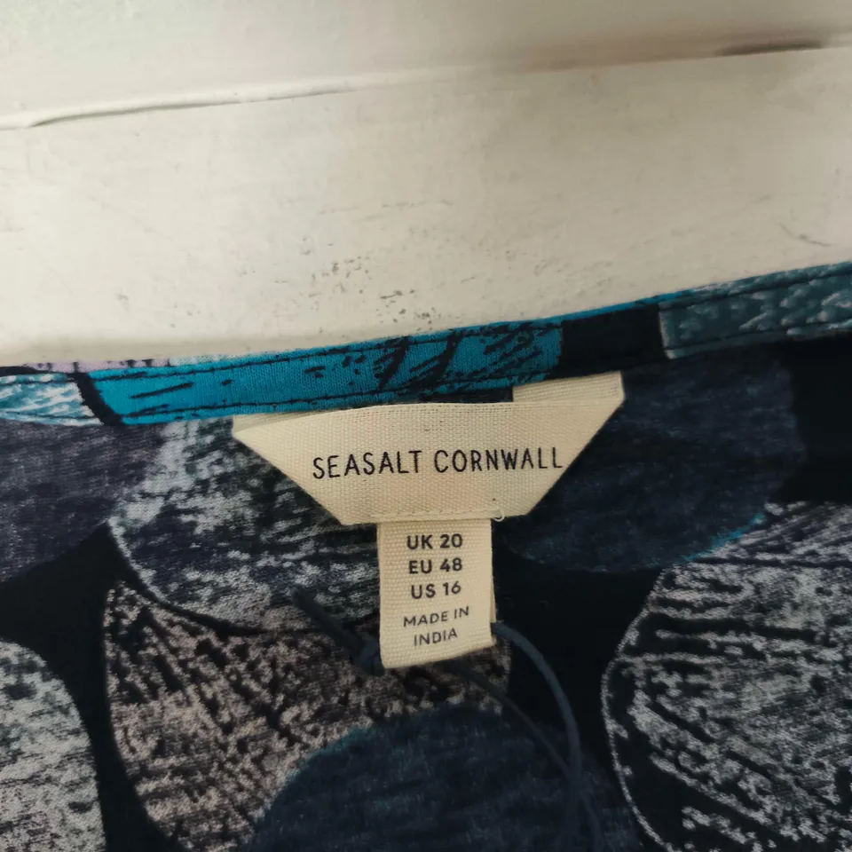 SEASALT CORNWALL WOMEN'S DRESS – MULTICOLOUR PEBBLE PRINT, UK 20