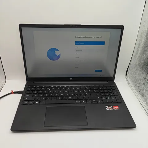 BOXED HP AMD RYZEN 7 5000 SERIES LAPTOP IN BLACK - 15-FC0527SA