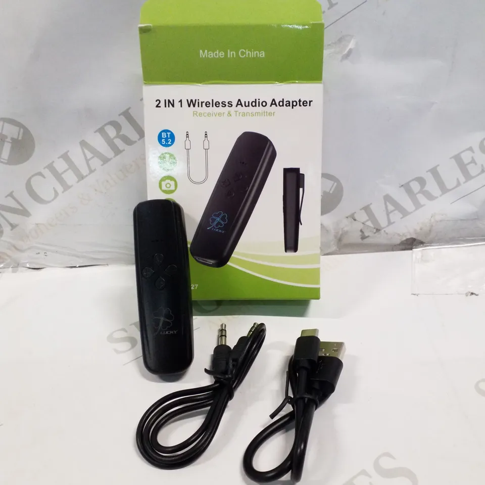 LOT OF 6 2-IN-1 WIRELESS AUDIO ADAPTERS