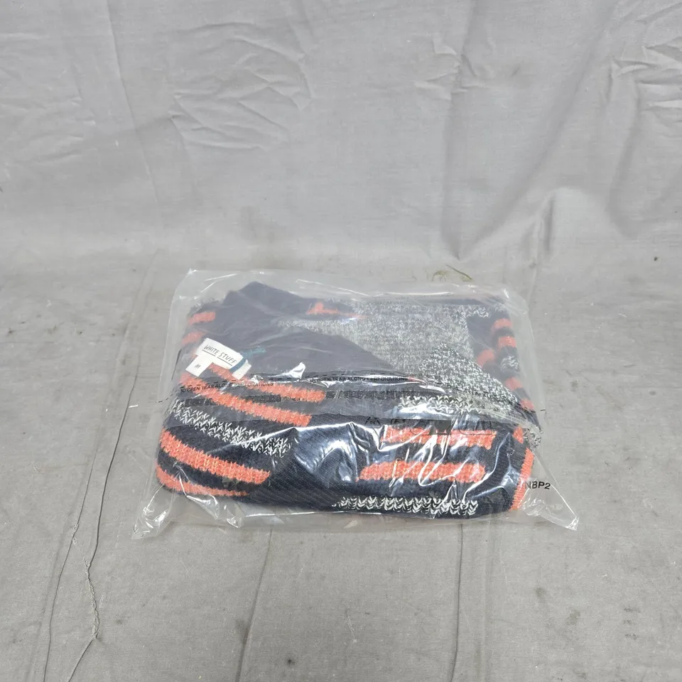 WHITE STUFF MEG STRIPE TANK NAVY/MULTI MEDIUM