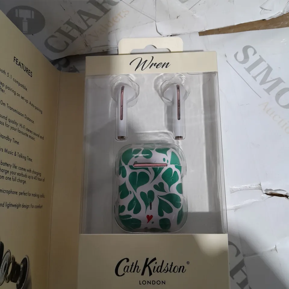 BOXED CATH KITSON WIRELESS EARPHONES