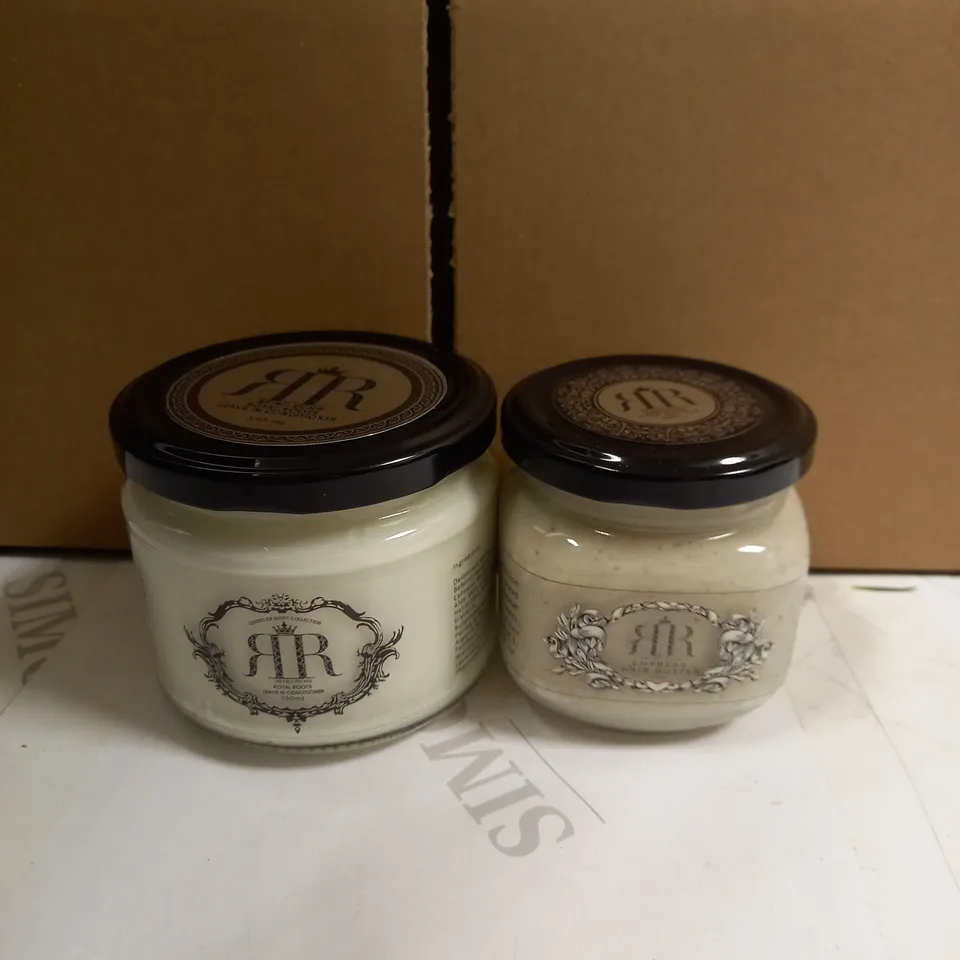 LOT OF 2 RETRO RICH HAIR CARE PRODUCTS TO INCLUDE HAIR BUTTER & LEAVE IN CONDITIONER