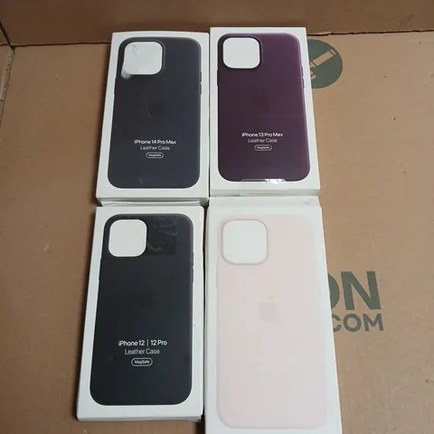 APPROXIMATELY 30 ASSORTED APPLE IPHONE PROTECTIVE CASES FOR VARIOUS MODELS 