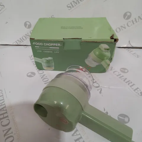 BOXED HANDHELD ELECTRIC VEGETABLE CUTTER SET