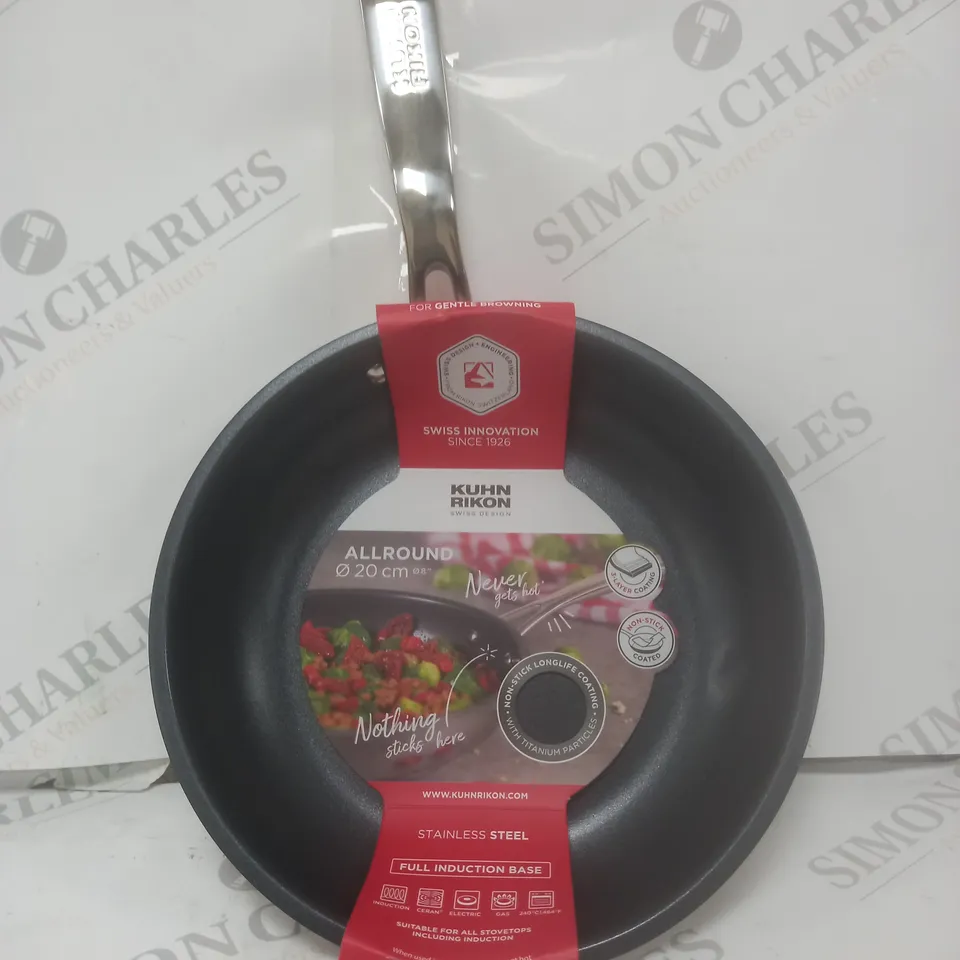KUHN RIKON ALL ROUND STAINLESS STEAL SWISS PAN 