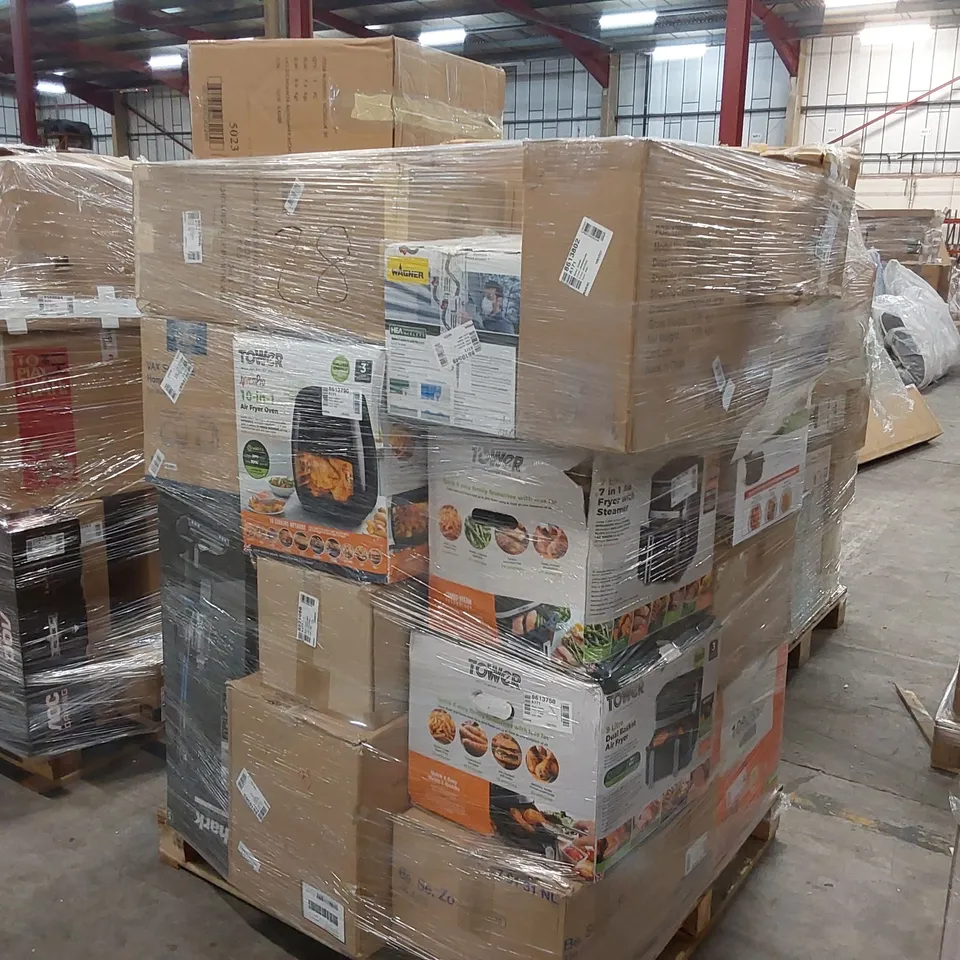 PALLET OF APPROXIMATELY 30 UNPROCESSED RAW RETURN HOUSEHOLD AND ELECTRICAL GOODS TO INCLUDE;