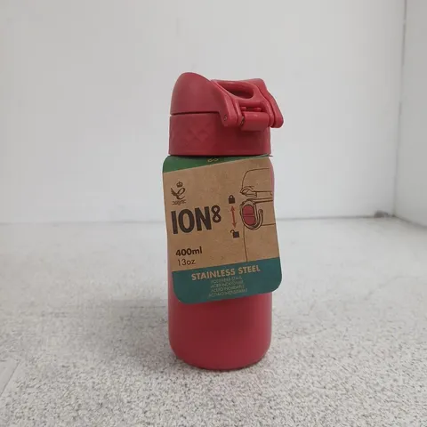 ION8 400ML STAINLESS STEEL LEAK PROOF BOTTLE