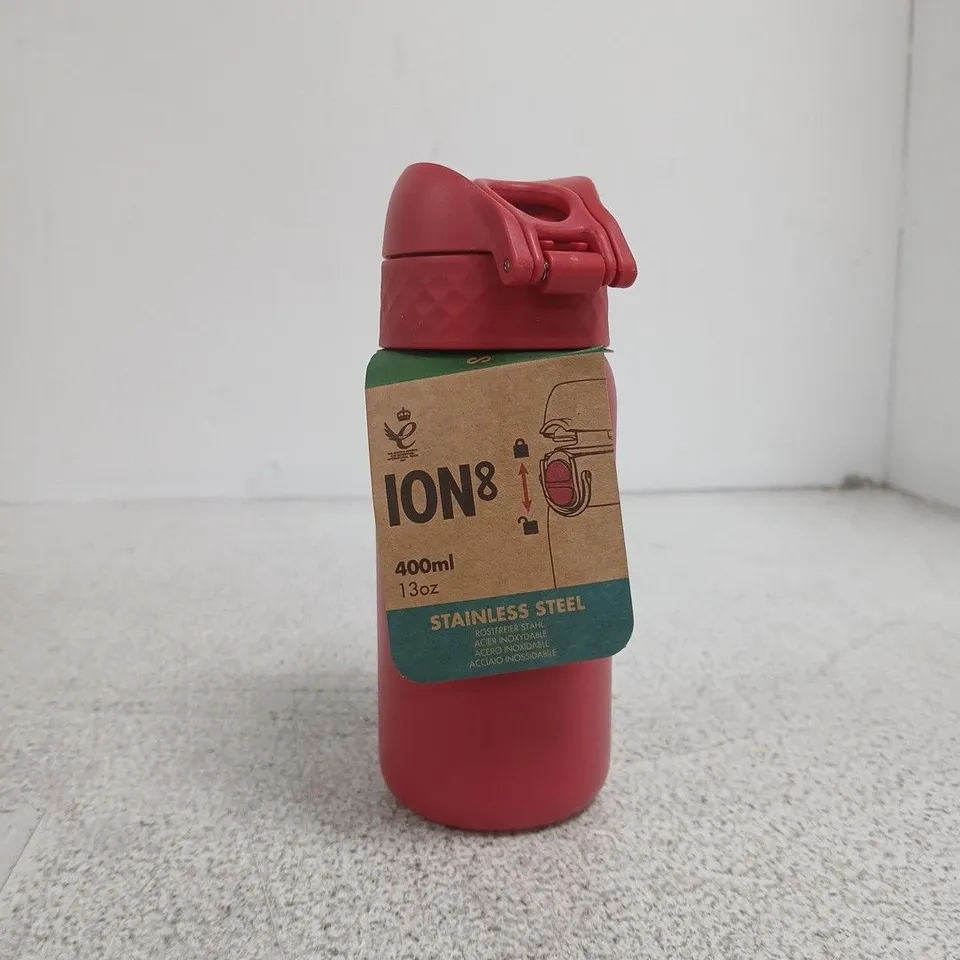 ION8 400ML STAINLESS STEEL LEAK PROOF BOTTLE