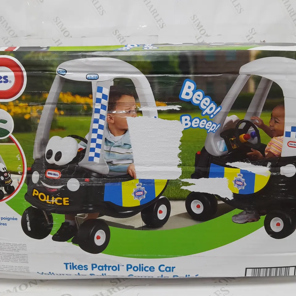 BOXED LITTLE TIKES POLICE PATROL CAR RRP £69.99