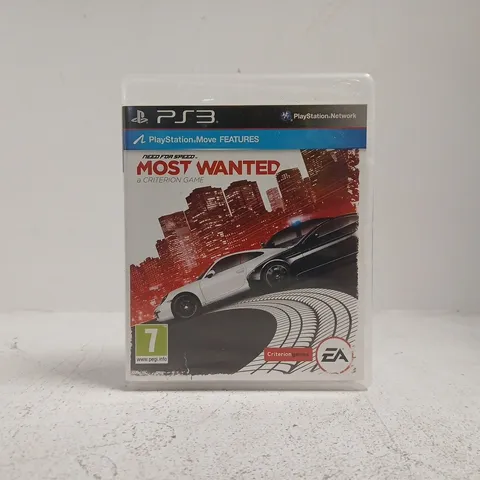 NEED FOR SPEED MOST WANTED PLAYSTATION 3 VIDEO GAME