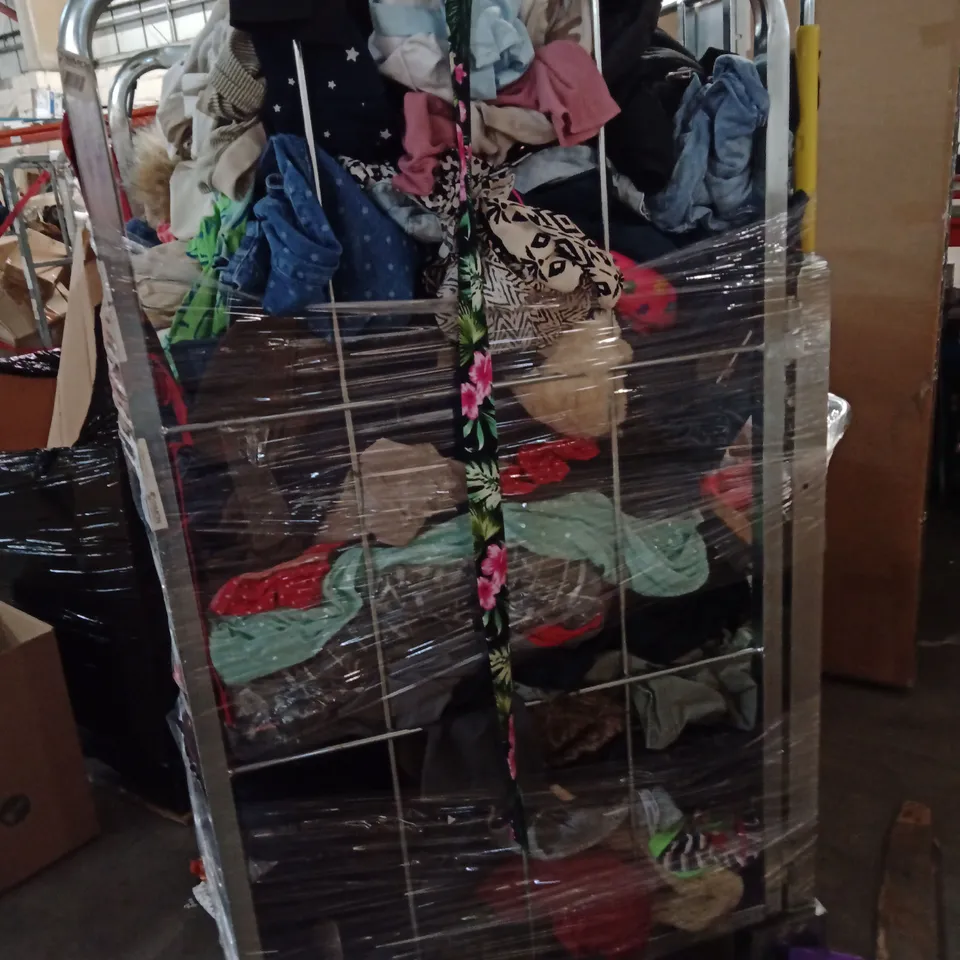 CAGE OF ASSORTED CLOTHING ITEMS