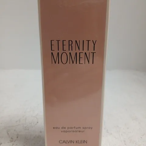 SEALED CALVIN KLEIN ETERNITY MOMENT EAU DE PARFUM 50ML