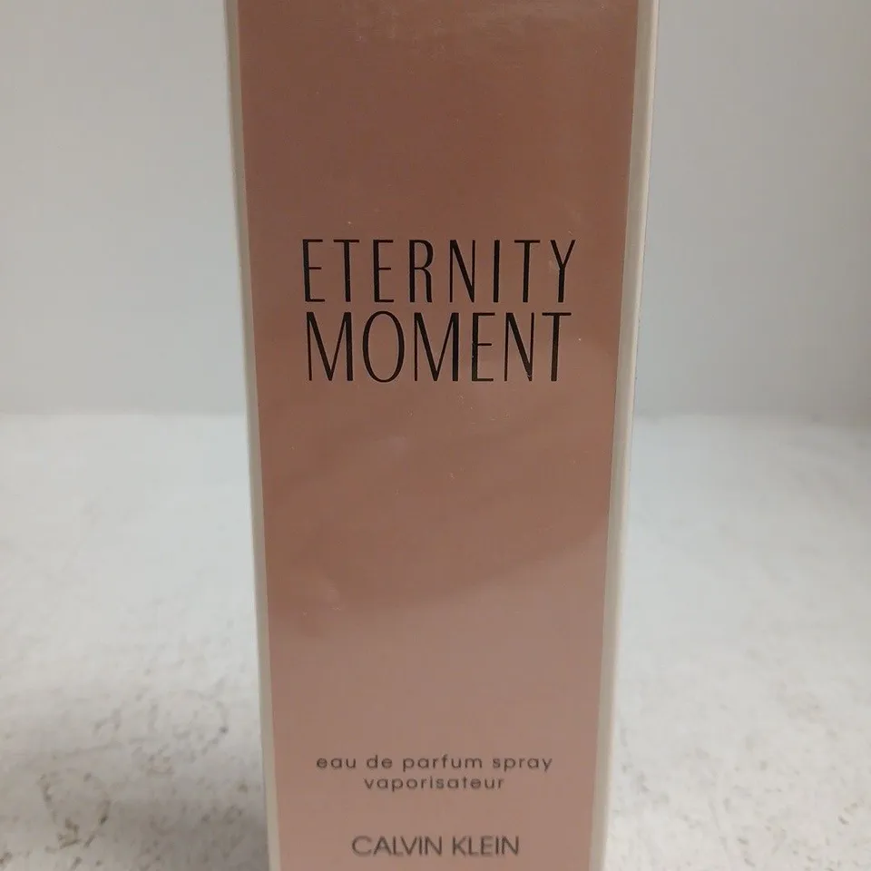 SEALED CALVIN KLEIN ETERNITY MOMENT EAU DE PARFUM 50ML