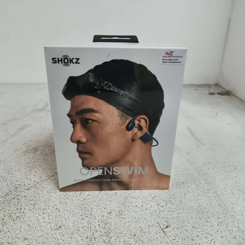 SHOKZ OPEN SWIM BONE CONDUCTION SWIMMING MP3 PLAYER RACE APPROVED ENGLAND ATHLETICS