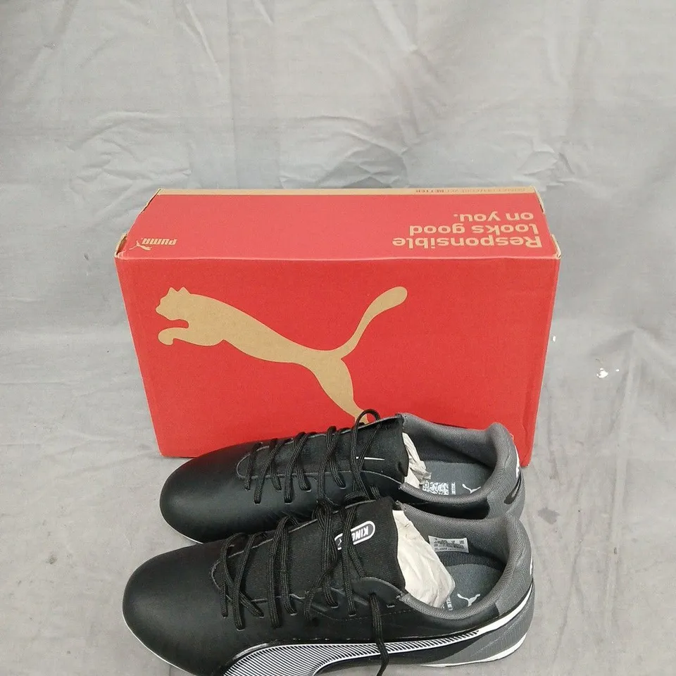PUMA KING FOOTBALL BOOTS – BLACK, BOXED SIZE 7