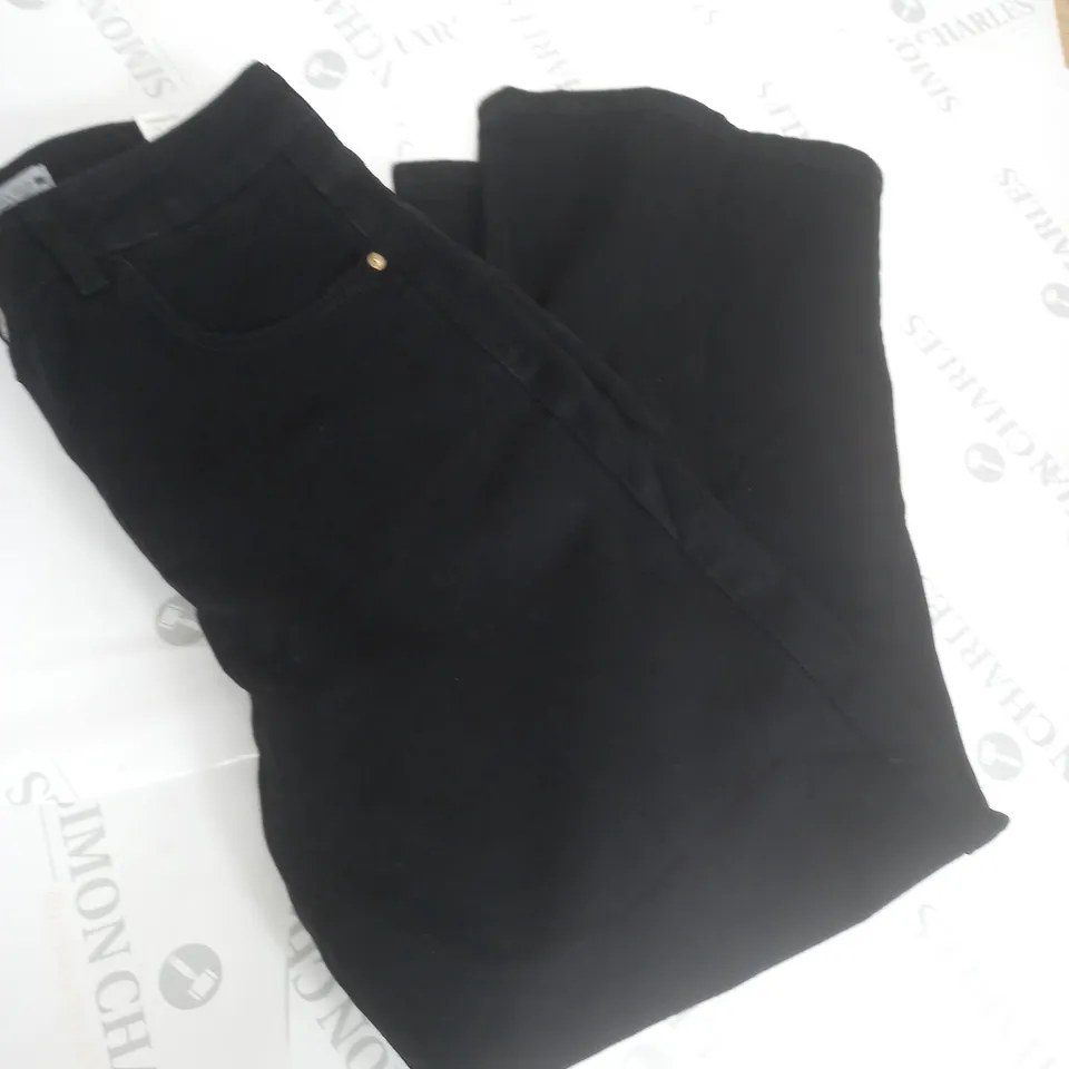 ZARA BLACK DENIM JEANS SIZE 40