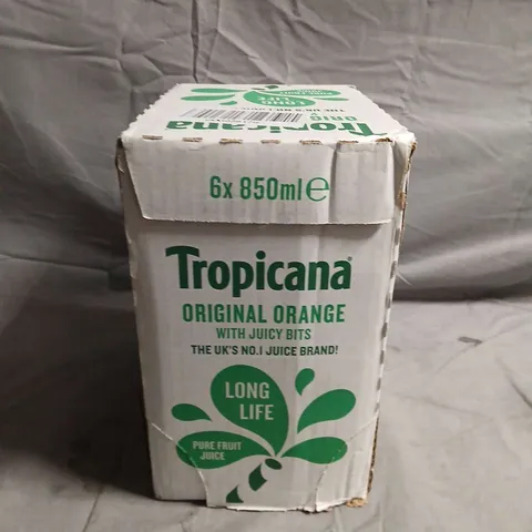 TROPICANA ORIGINAL ORANGE JUICE 6X850ML – BOXED