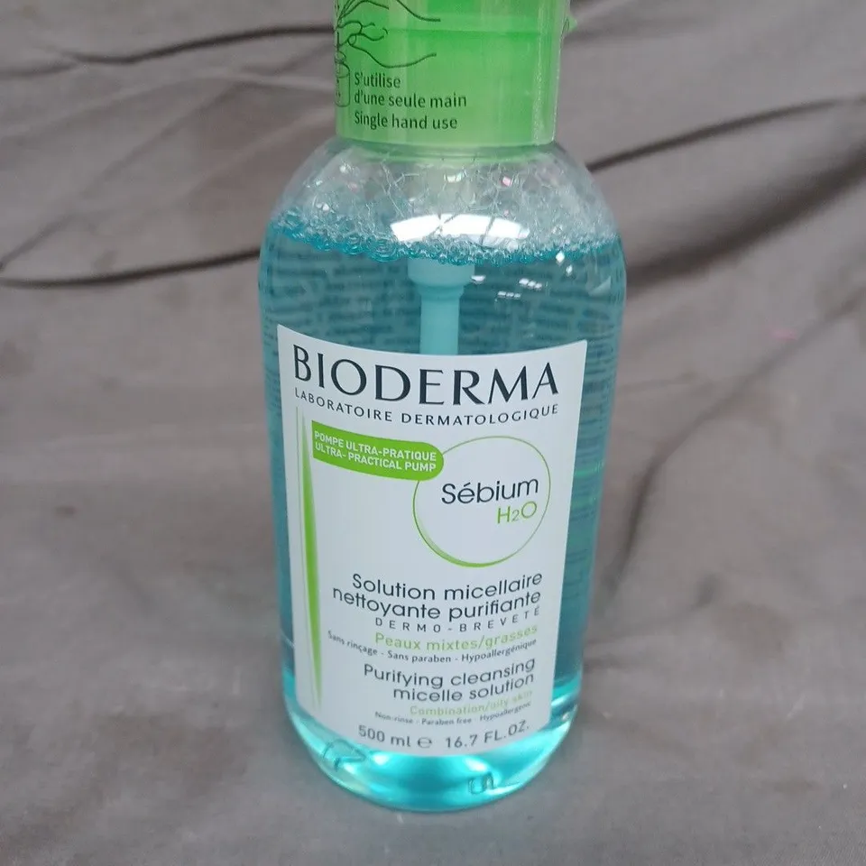 APPROXIMATELY 12 BIODERMA LABORATOIRE DERMATOLOGIQUE PURIFYING CLEANSING MICELLE SOLUTION 500ML