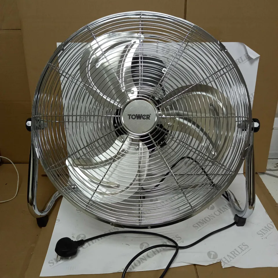TOWER METAL HIGH SPEED VELOCITY FLOOR FAN 