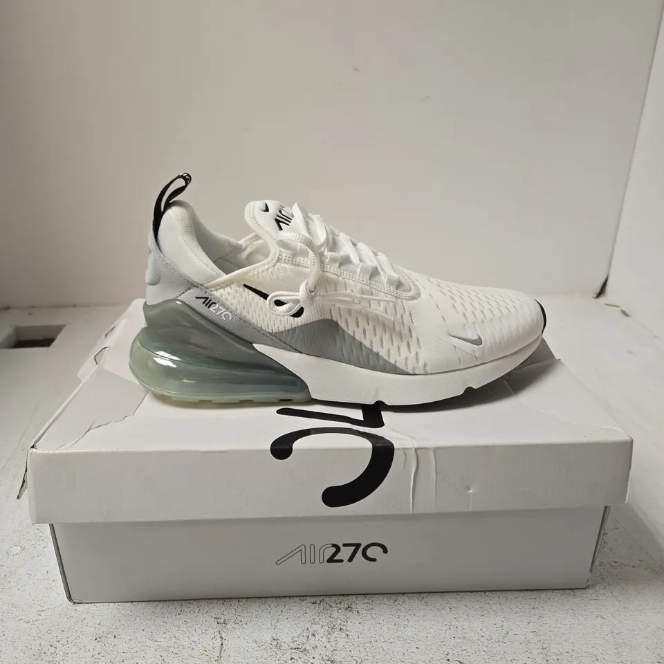 NIKE AIR MAX 270 SUMMIT WHITE/BLACK – UK 8