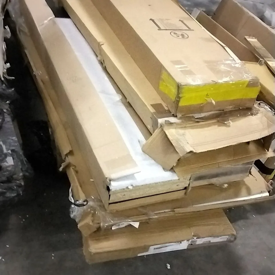 PALLET OF ASSORTED INCOMPLETE FLATPACK FURNITURE PARTS