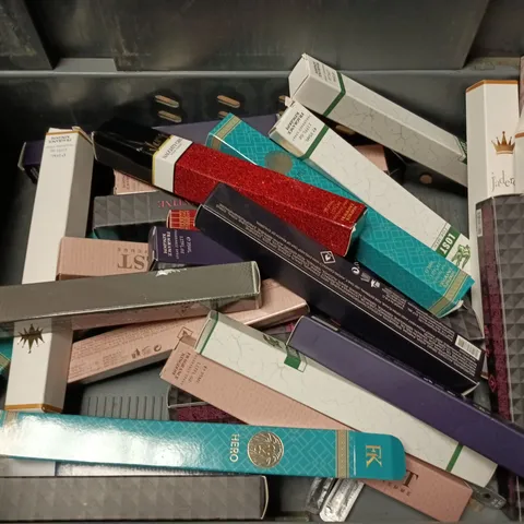 LARGE QUANTITY OF ASSORTED AFTERSHAVE AND PERFUME TESTERS
