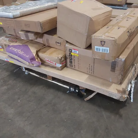 PALLET CONTAINING A LARGE ASSORTMENT OF FURNITURE PARTS ECT