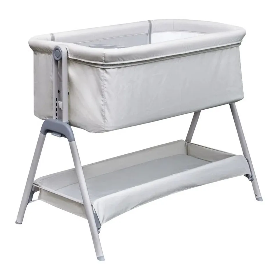 BOXED SNOOZIE FOLDING FOLDING TRAVEL COT WITH MATTRESS 