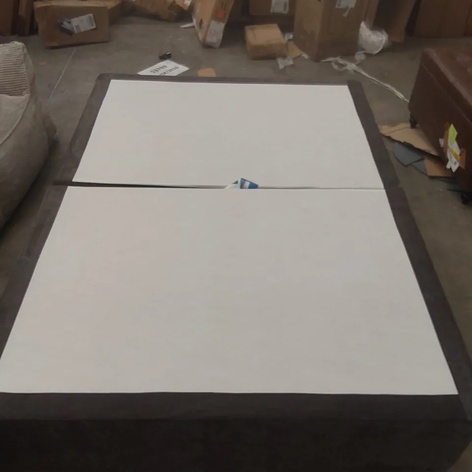 DESIGNER UPHOLSTERED 4'6 DOUBLE 2 DRAWER DIVAN BASE
