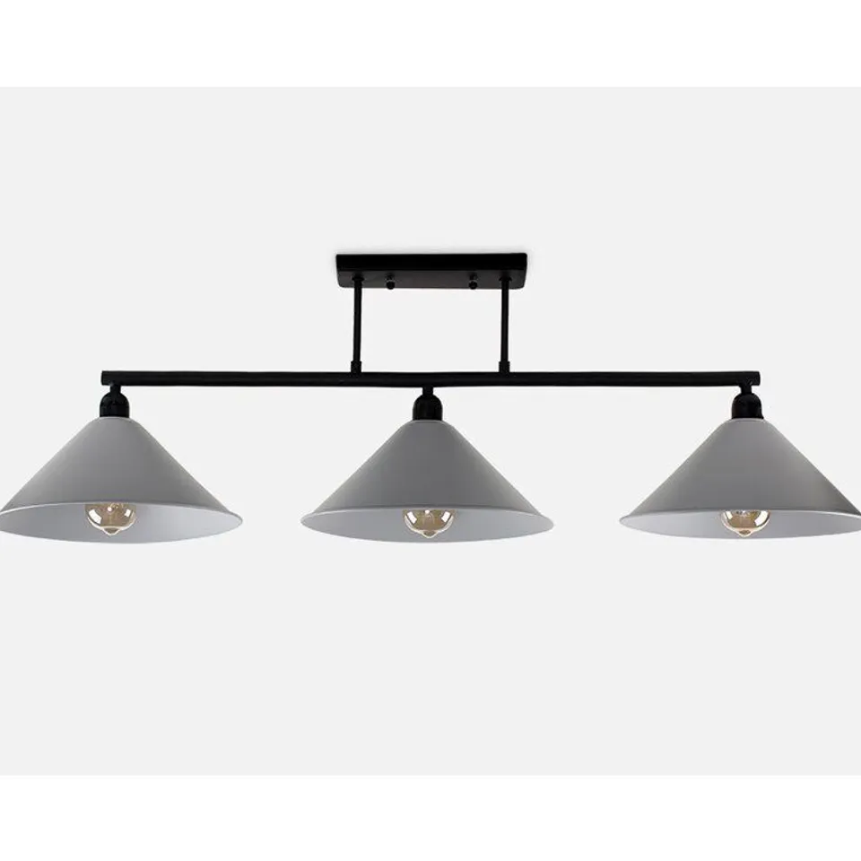 GLENBROOK 3-LIGHT SEMI FLUSH MOUNT SHADE