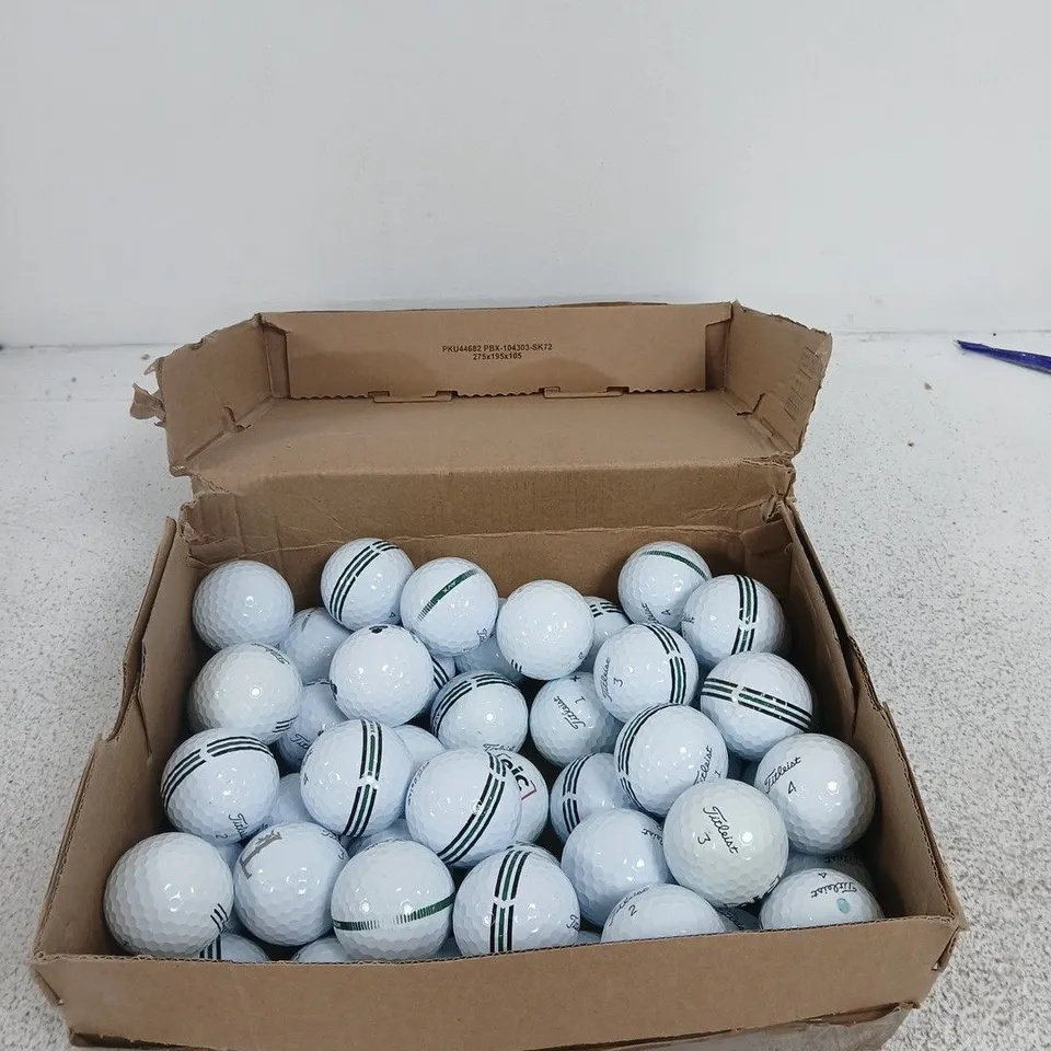 TITLEIST GOLF BALLS – BOX OF WHITE BALLS (APPROX. 40)