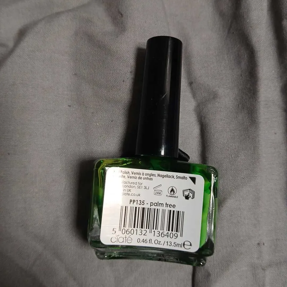 BOX OF APPROXIMATELY 160 CIATÉ LONDON PAINT POTS NAIL POLISH – PALM TREE (PP135) –NO EXPIRY DATE SHOWN 