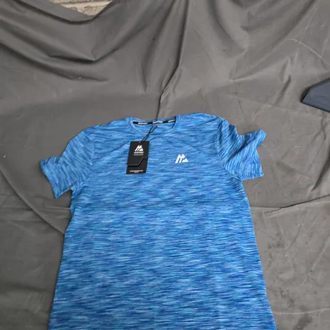 MONTIREX BLUE ATHLETIC T-SHIRT – UK SMALL (MEN'S)