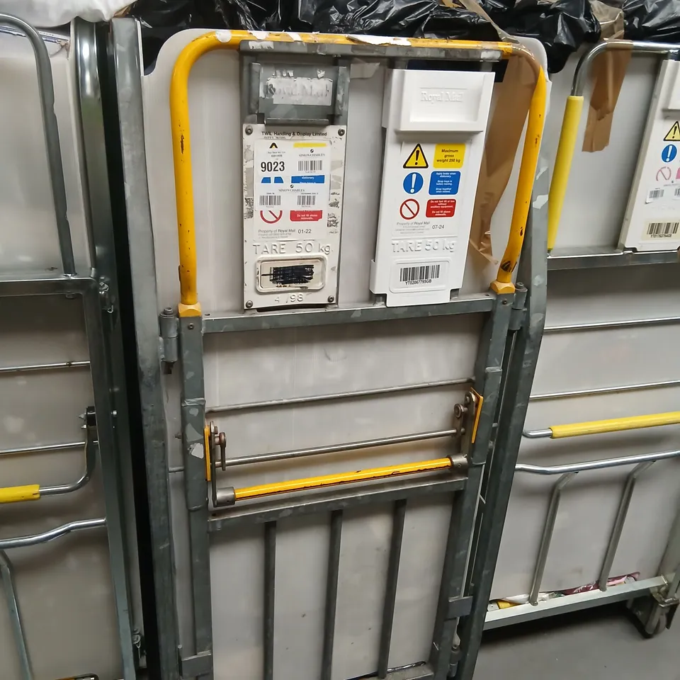 LARGE CAGE OF ASSORTED UNPROCESSED RAW RETURN DESIGNER CLOTHING