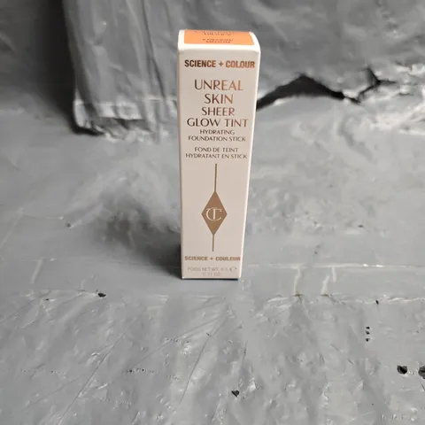 BOXED CHARLOTTE TILBURY UNREAL SKIN SHEER GLOW TINT IN 8 MEDIUM 9G