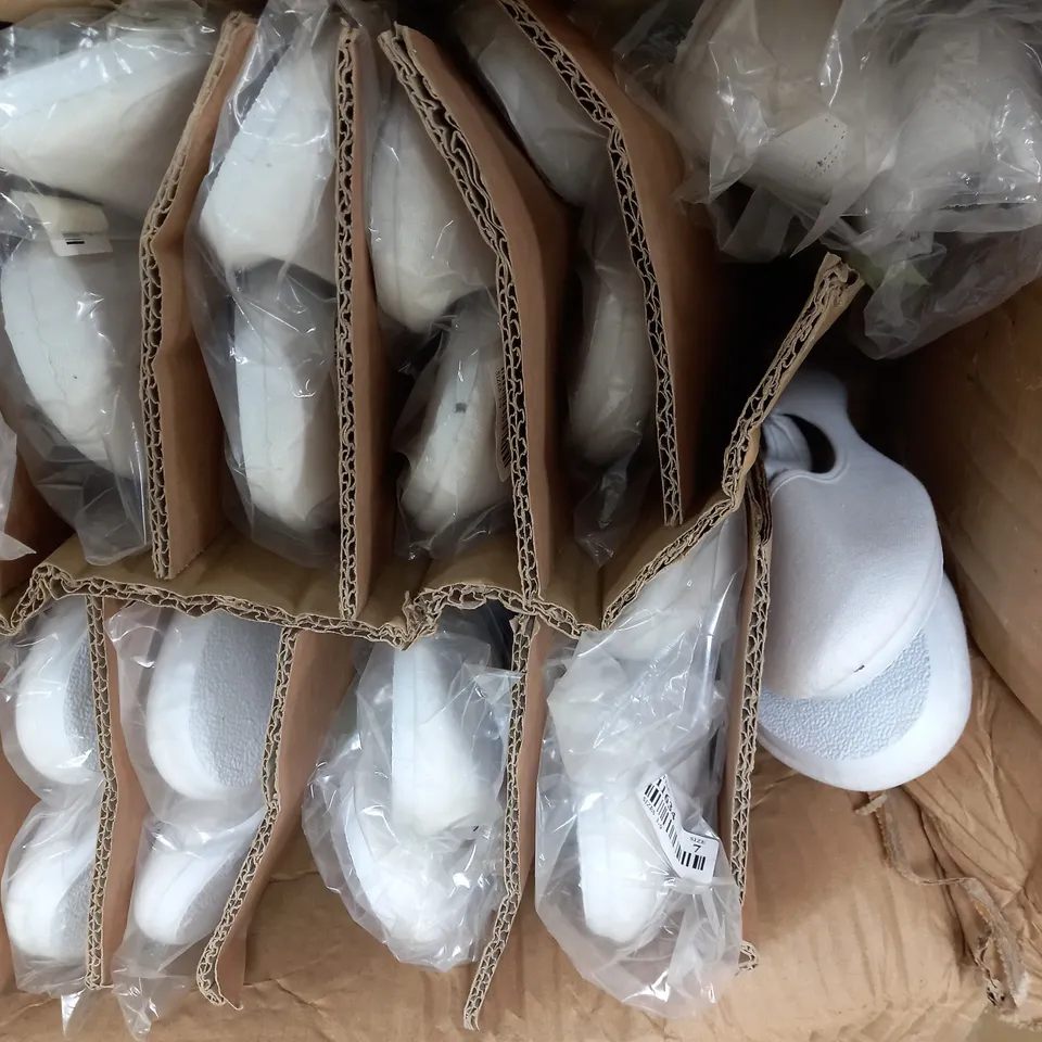 APPROXIMATELY 12 ZONE FLATS IN WHITE TO INCLUDE SIZES 5, 7